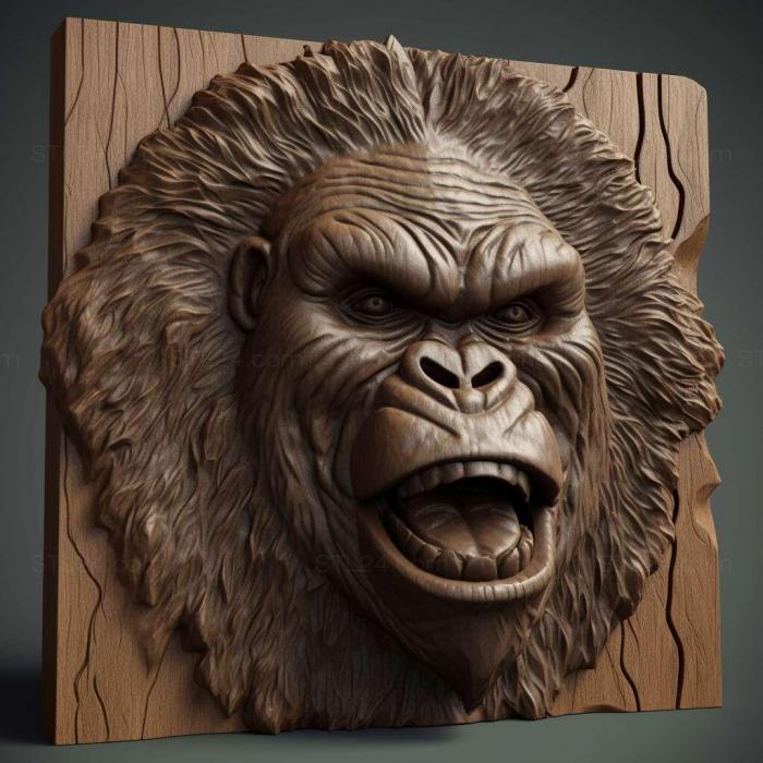 Nature and animals (kong 1, NATURE_6761) 3D models for cnc